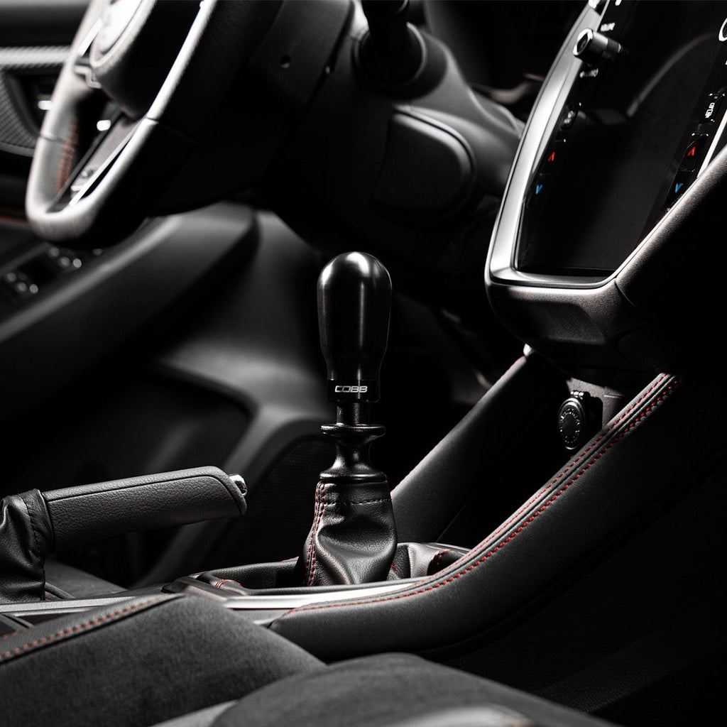 Cobb 6-Speed Tall Weighted Shift Knob | 04-21 Subaru STI / 15-24 WRX / 06-09 Legacy GT Spec B (213370)