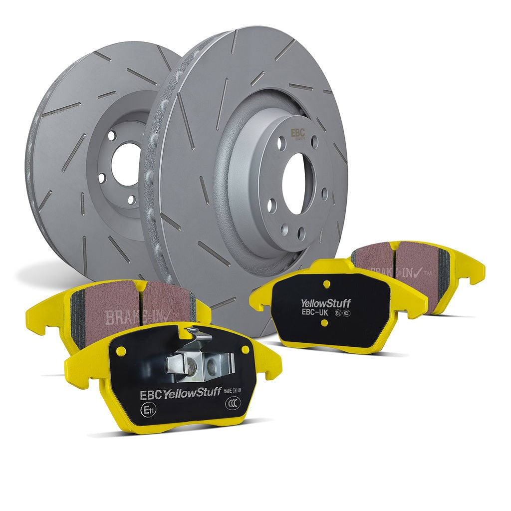 EBC Brakes S9K Yellowstuff Pad & USR Rotor Front Kit | 2017-2021 Honda Civic Type-R (S9KF1818)