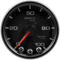Autometer 2-1/16" 0-100 PSI SPEK-PRO Boost Gauge Black/Black | Universal (P30532)