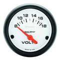 Autometer 2-1/16" 8-18V Voltmeter Gauge Phantom | Universal (5791)