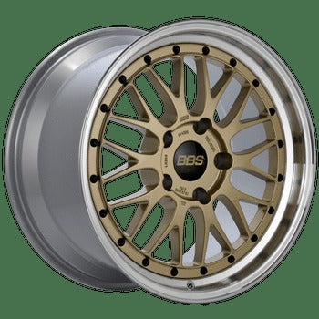 BBS Wheels LM Gold w/ Diamond Cut Machined Lip 18x10 | 5x130 (LM286GPK)