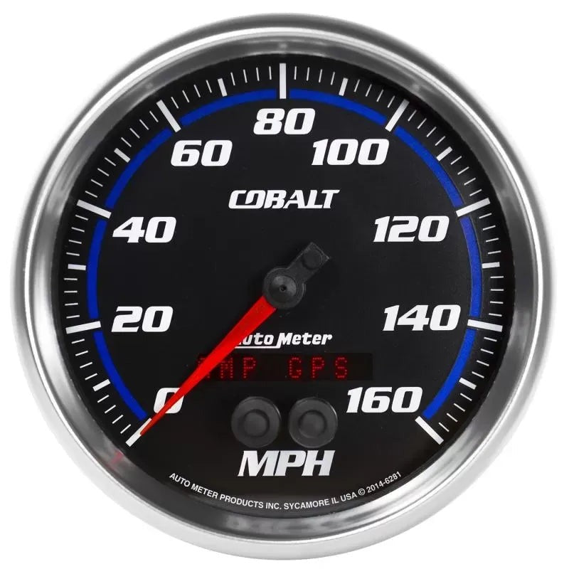 Autometer 5" 0-160 MPH Speedometer Gauge Cobalt | Universal (6281)