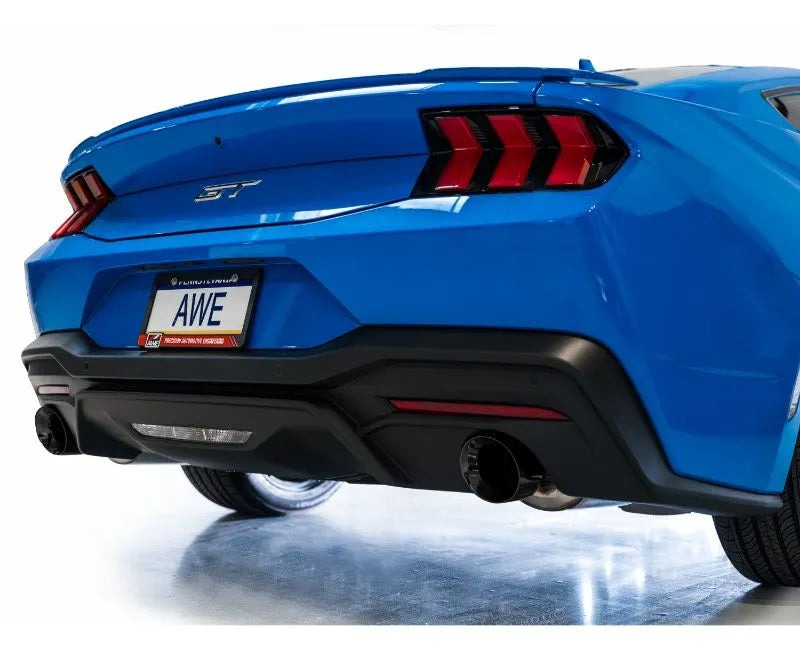 AWE Touring Edition Exhaust for S650 Ford Mustang GT Fastback - Dual Diamond Black Tips (3015-33650)