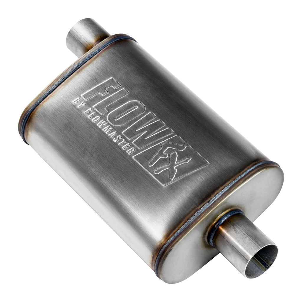 Flowmaster FlowFX Muffler - 2.25" Offset Inlet / Center Outlet - 20x4x9" Size (71225)