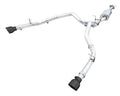 AWE 0FG Dual Rear Exit Catback Exhaust for 5th Gen RAM 1500 5.7L (with bumper cutouts) - Diamond Black Tips (3015-33006)