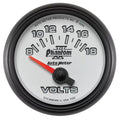 Autometer 2-1/16" 8-18V Voltmeter Gauge Phantom II | Universal (7592)
