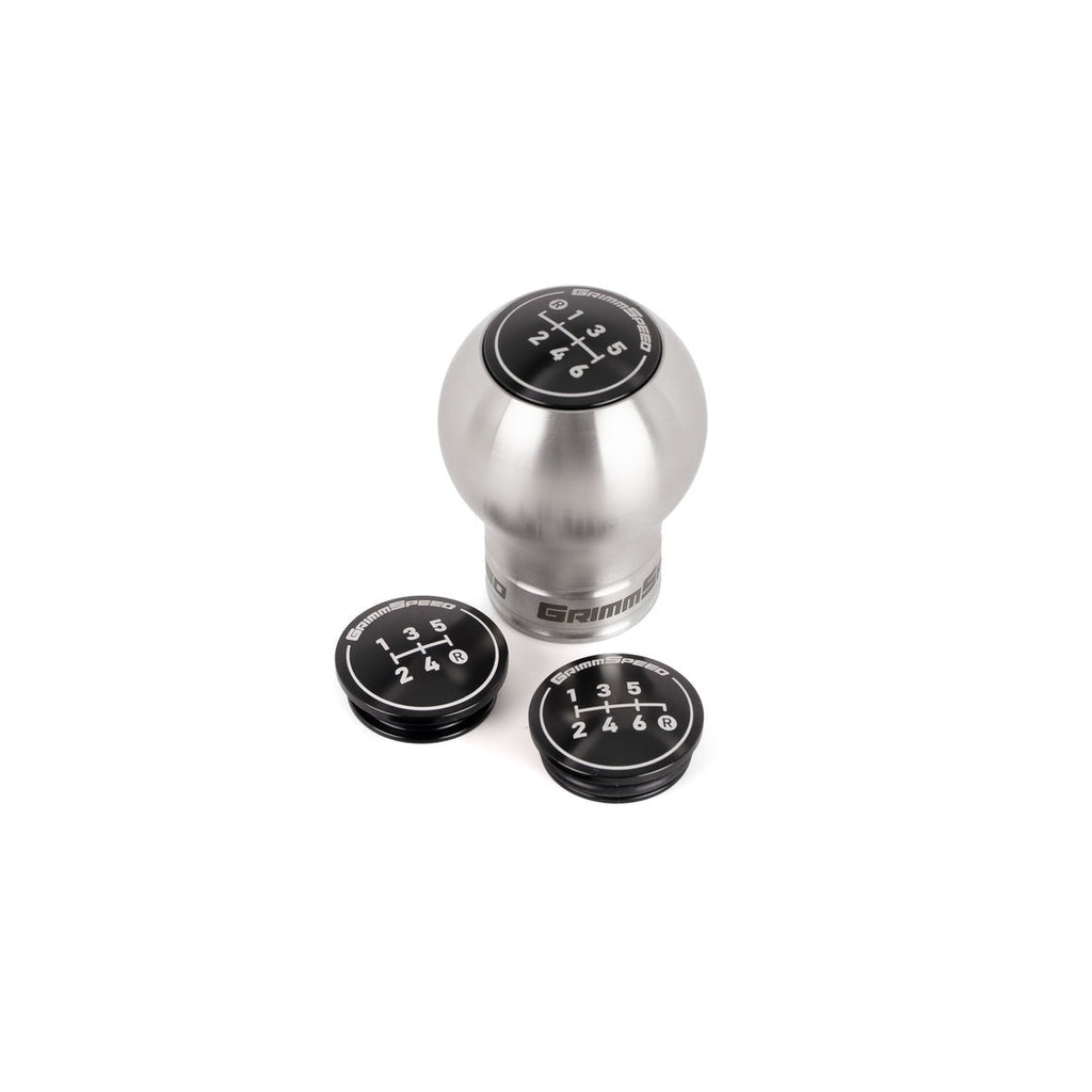 GrimmSpeed Swap-Top Weighted Shift Knob Kit | (GRM1.1007.1.SS/GRM1.1006.1.SS)