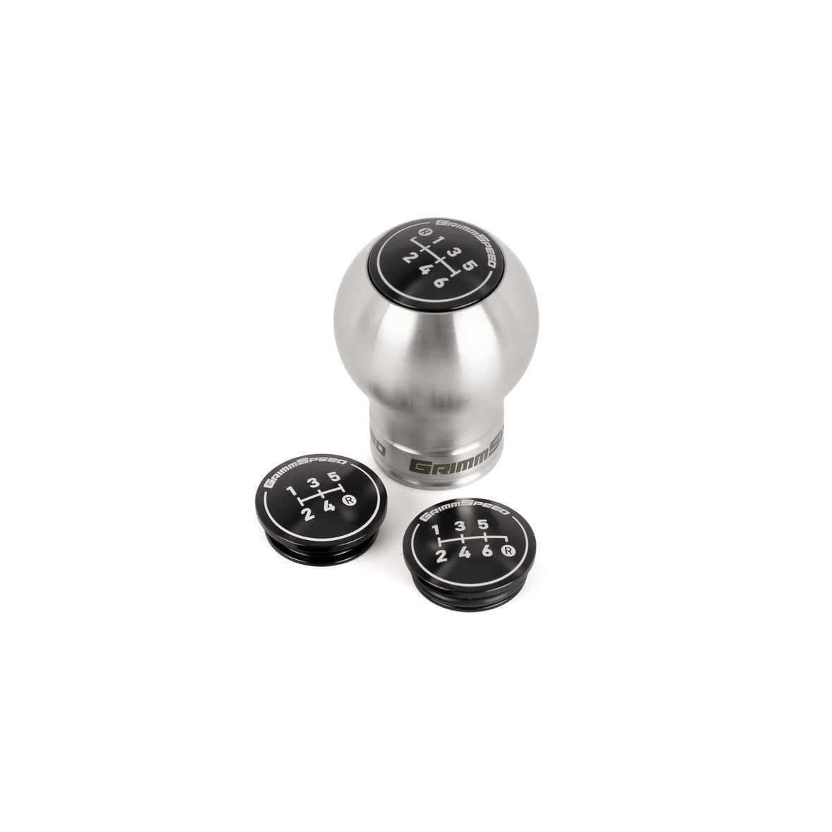 GrimmSpeed Swap-Top Weighted Shift Knob Kit | (GRM1.1007.1.SS/GRM1.1006.1.SS)