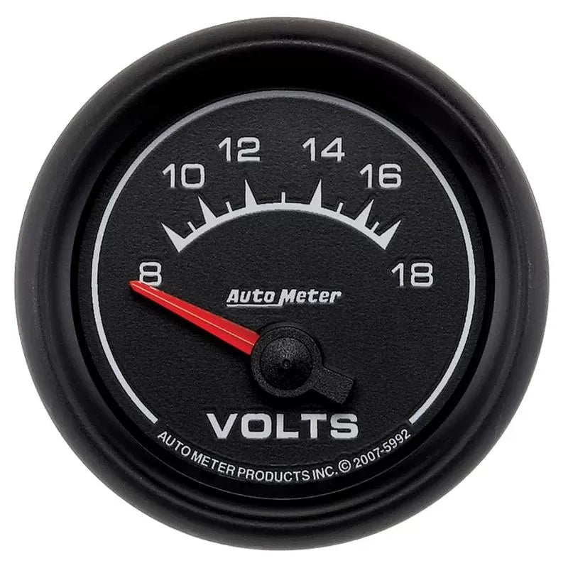 Autometer 2-1/16" 8-18V Voltmeter Gauge ES | Universal (5992)