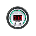 Autometer 2-1/16" Two Channel Selectable Scale oF / oC Digital Fluid Temperature Gauge Phantom Elite | Universal (6754-PH)