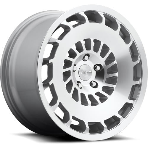 Rotiform Wheels CCV Silver w/ Machined Face 19x8.5 | 5x112 (R1351985F8+45R)