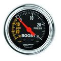 Autometer 2-1/16" 30 IN HG/30 PSI Vacuum/Boost Gauge Traditional Chrome | Universal (2403)