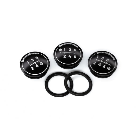GrimmSpeed Swap-Top Weighted Shift Knob Kit | (GRM1.1007.1.SS/GRM1.1006.1.SS)