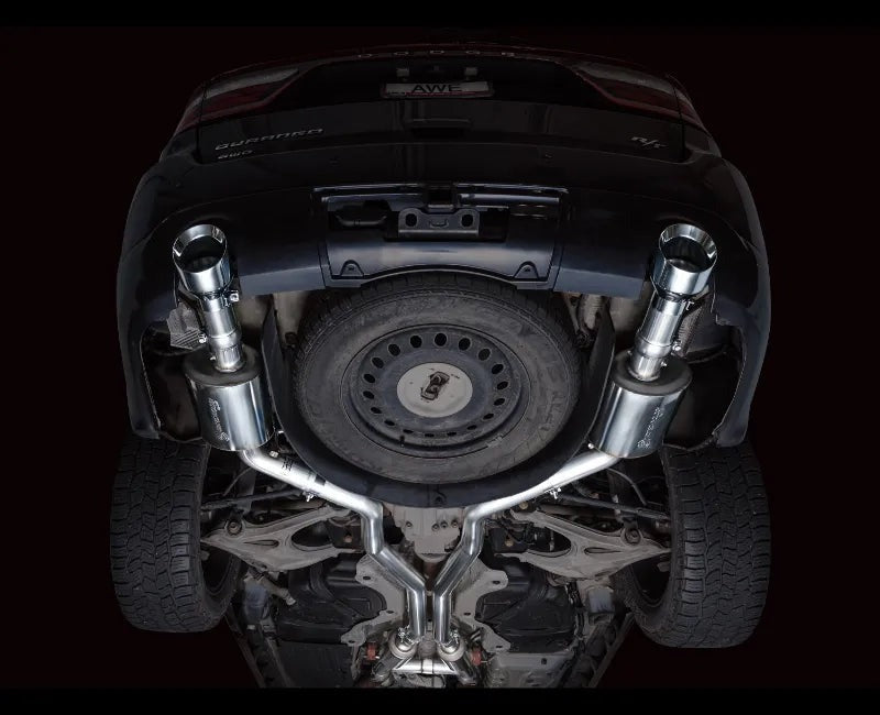 AWE Touring Edition Exhaust for Dodge Durango 3.6 / 5.7 - Chrome Silver Tips (3015-32575)