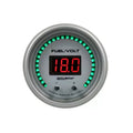 Autometer 2-1/16" Two Channel 0-100%/8-18V Digital Fuel Level /Volt Gauge ULTRA-LITE Elite | Universal (6709-UL)
