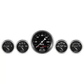 Autometer 3-3/8" & 2-1/16" GPS SPEEDOMETER 5-Piece Gauge Kit Old Tyme Black | Universal (1750)