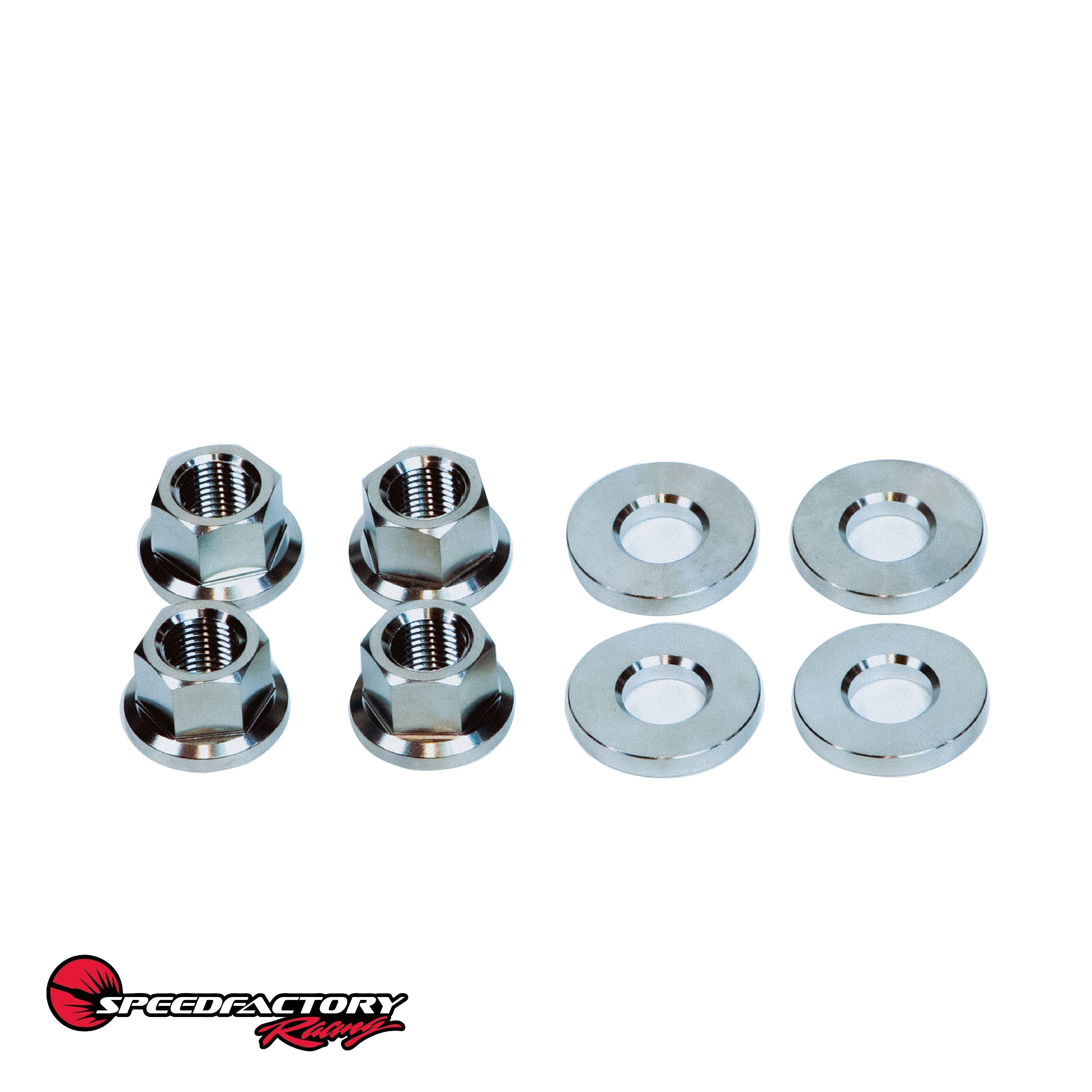 SpeedFactory Racing Titanium Front Upper Control Arm Hardware Kit | 1988-1995 Honda Civic, and 1990-2001 Acura Integra (SF-02-075-UCA)