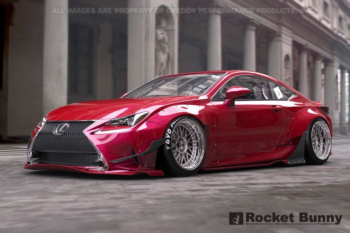 GReddy Rocket Bunny Rear Fenders | 2015-2025 Lexus RC F (17010265)