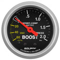 Autometer 2-1/16" 60 CM HG-2.0 BAR Vacuum/Boost Gauge SPORT-COMP | Universal (3303-M)