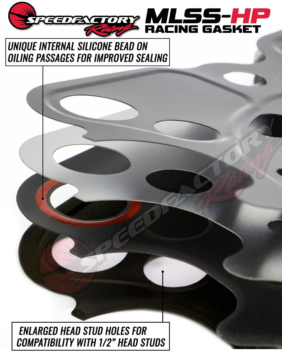 SpeedFactory Racing High Performance MLSS-HP Head Gaskets | 1990-2001 Acura Integra, 1999-2000 Honda Civic Si, and 1997-2000 Honda Civic Type-R (SF-02-200)