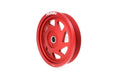 Perrin Lightweight Crank Pulley - Red | 2022+ Subaru BRZ/Toyota GR86 and 2022+ Subaru WRX (PSP-ENG-106RD)