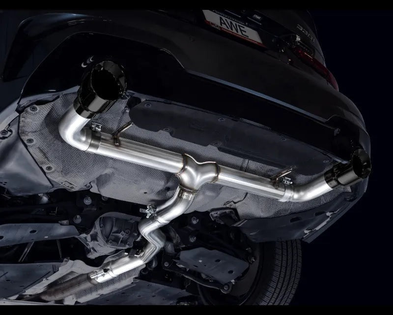 AWE Track Edition Axleback Exhaust for BMW G2X 330i/430i - Diamond Black (3020-33429)