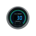 Autometer 2-1/16" Two Channel Selectable Scale PSI / BAR Digital Vacuum/Boost / Fluid Pressure Gauge Cobalt | Universal (6758-CB)
