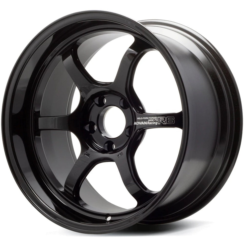 Advan Racing R6 Racing Titanium Black 18x9.5 | 5x112 (YA68J25MTB)