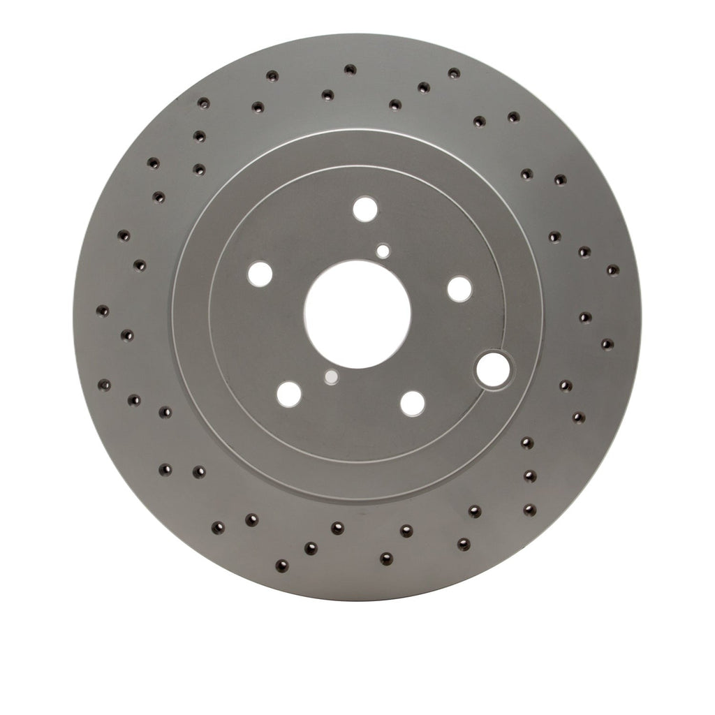 DFC Rear Drilled Hi-Carbon Alloy Geomet Coated Rotor | 2018-2021 Subaru WRX STI (920-13042)