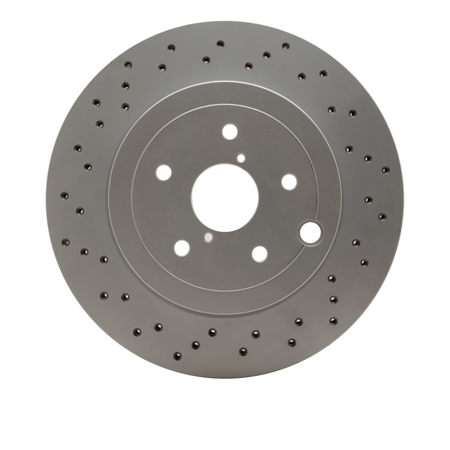 DFC Rear Drilled Hi-Carbon Alloy Geomet Coated Rotor | 2018-2021 Subaru WRX STI (920-13042)