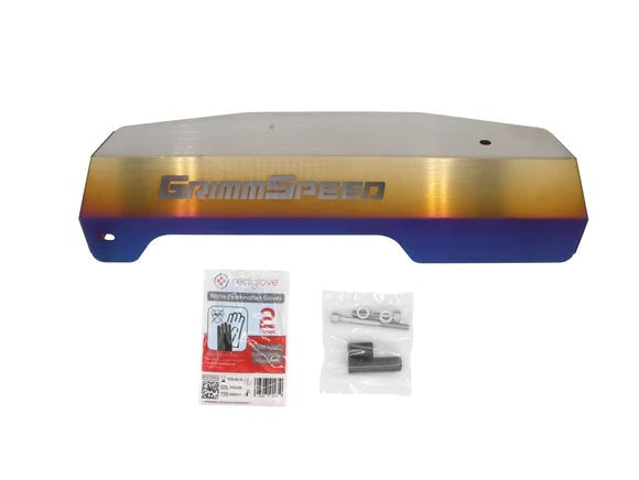 GrimmSpeed Titanium Pulley Cover | 2015-2021 Subaru WRX (GRM.1064.1.0)