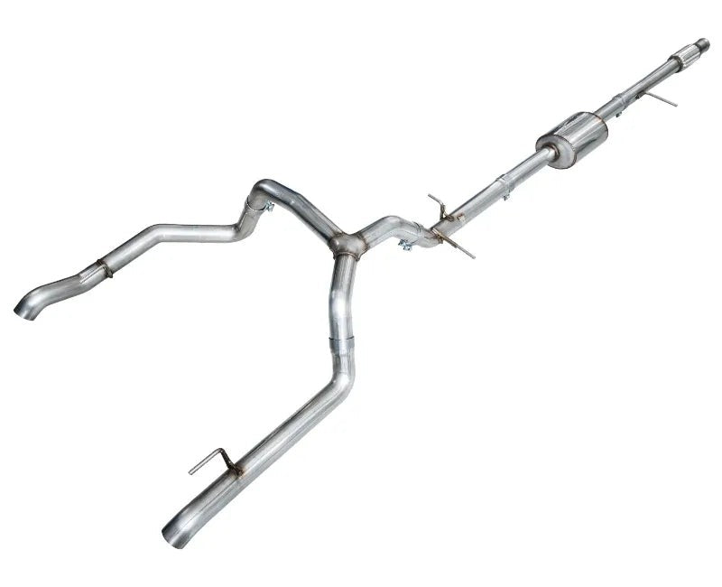 AWE 0FG Catback Split Rear Exit Exhaust for 4th Gen Silverado/Sierra 1500 5.3L (With Bumper Cutouts) - OE Tips (3015-31200)