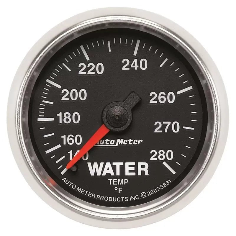 Autometer 2-1/16" 140-280 °F Water Temperature Gauge GS | Universal (3831)