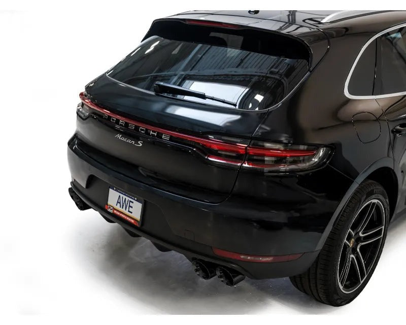 AWE Touring Edition Catback Exhaust for '19-'21 Porsche Macan 3.0T/2.9TT - Diamond Black Tips (3015-43951)