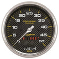 Autometer 5" 0-50 MPH Speedometer Gauge Marine Carbon Fiber | Universal (200644-40)
