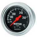 Autometer 2-1/16" 140-280 °F Water Temperature Gauge Traditional Chrome | Universal (2431)