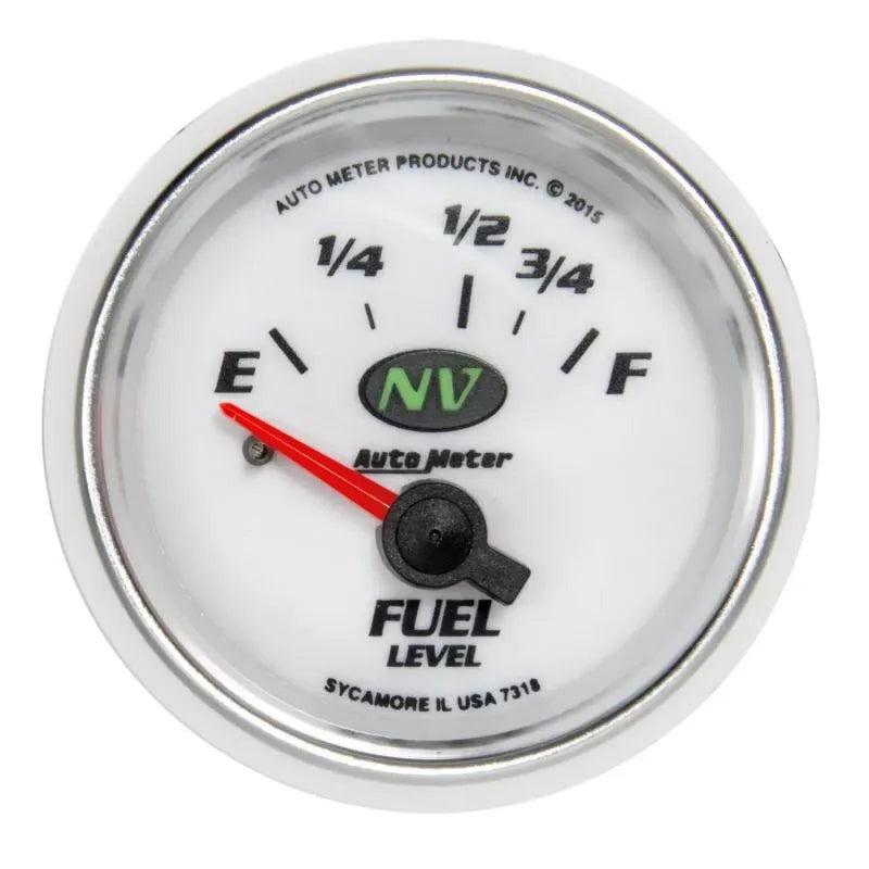 Autometer 2-1/16" 16-158 Ω Fuel Level Gauge NV | Universal (7318)