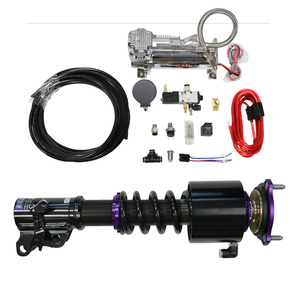 D2 Racing RS Coilovers with Front Air Cups Kit | 2002-2006 Acura RSX (D-AC-11-VACF-20)