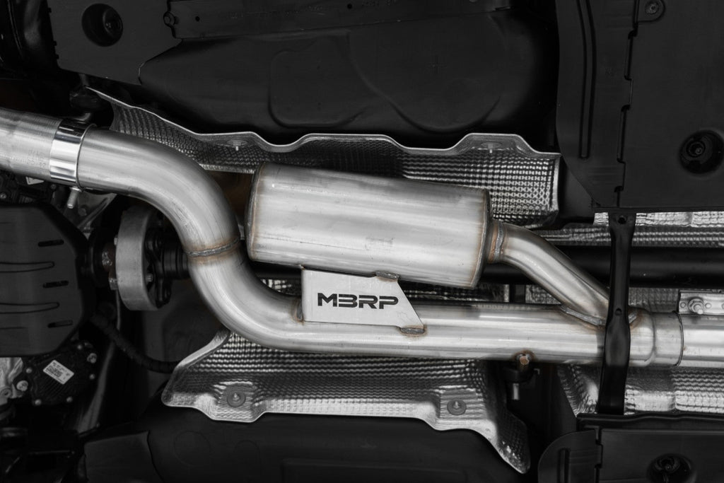 MBRP Stainless Steel 3" Cat-Back - 2.5" Dual Split Exit | 2022 - 2024 VW MK8 Golf GTI (S4617)
