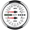 Autometer 5" 8K RPM/120 MPH WHITE Tachometer/Speedometer Gauge PRO-CYCLE | Universal (19467)