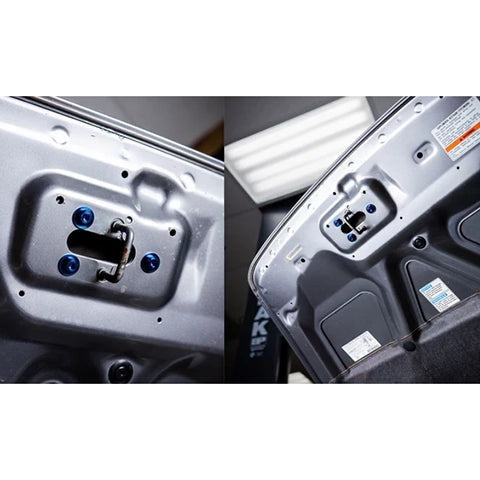 Dress Up Bolts Titanium Hardware Hood Kit | 2000-2009 Honda S2000 (HON-043-Ti)