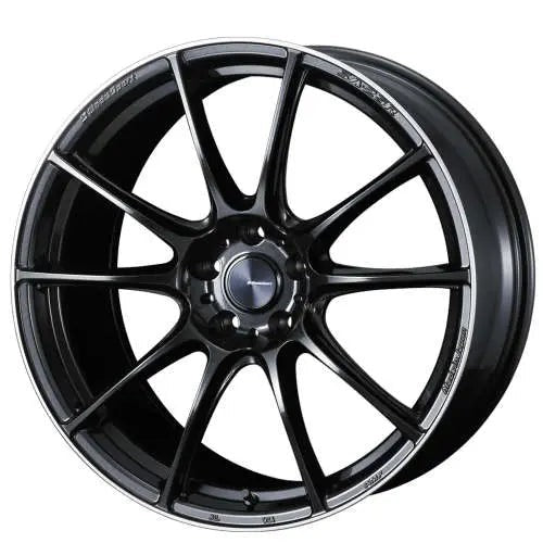 WedsSport SA-25R Metal Gray with Black Spoke Faces 19x9.5 | 5x114.3 (73824)