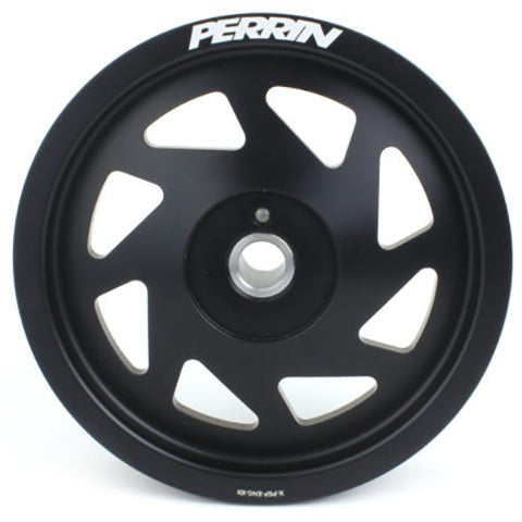Perrin Lightweight Crank Pulley - Black | 2022+ Subaru BRZ/Toyota GR86 and 2022+ Subaru WRX (PSP-ENG-106BK)