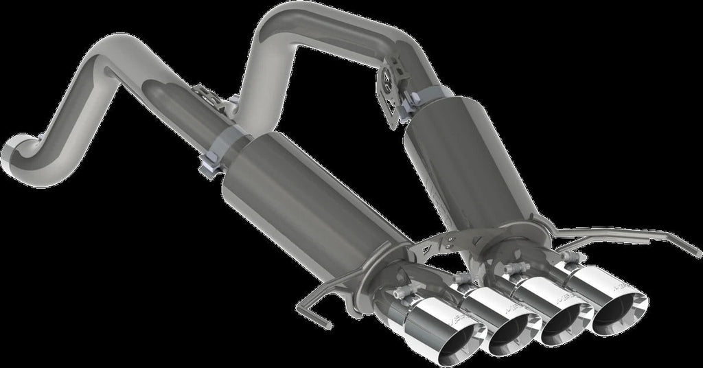 MBRP Stainless Steel 3" Axle-Back w/ Quad Tips | 2014 - 2019 Chevrolet Corvette (S7030)