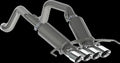 MBRP Stainless Steel 3" Axle-Back w/ Quad Tips | 2014 - 2019 Chevrolet Corvette (S7030)