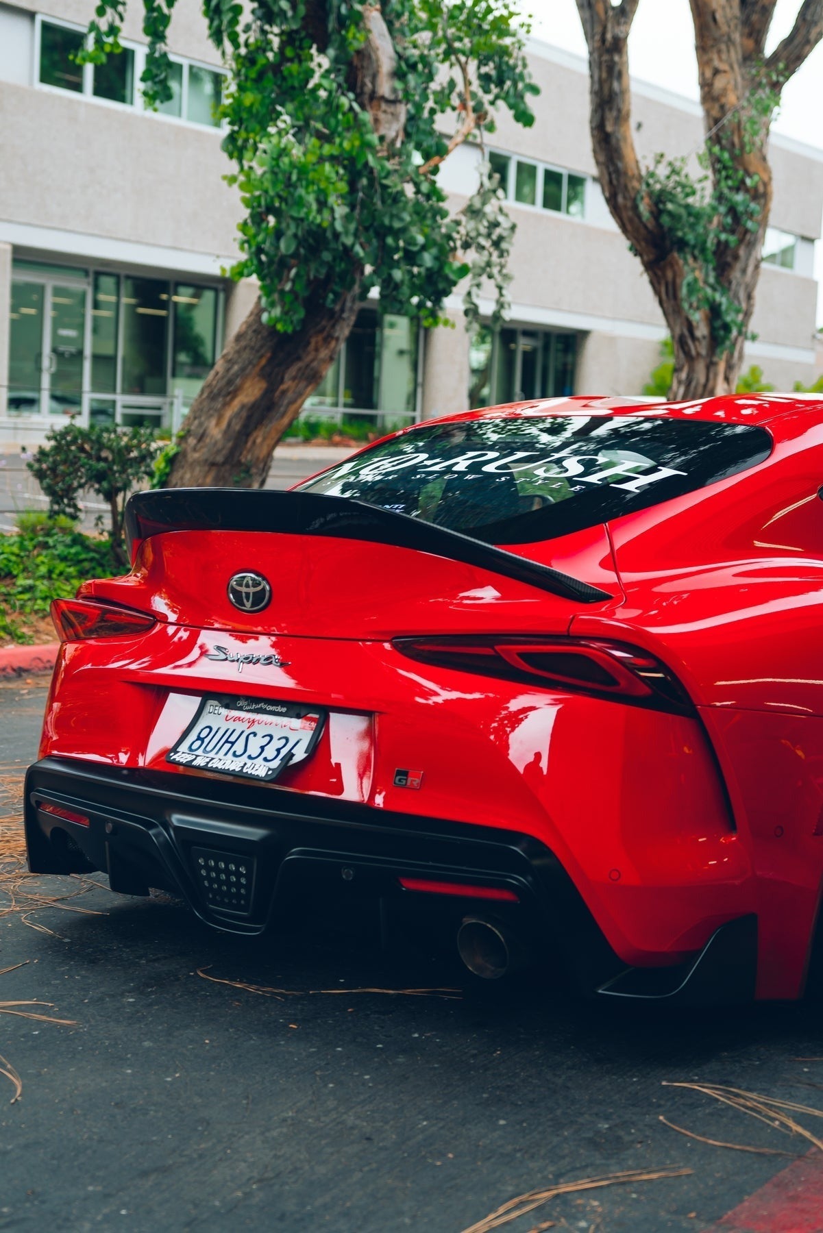 StreetHunter Designs MK5 Supra "High Kick" Rear Lip Spoiler | 2020-2026 Toyota GR Supra (SHD-SUPRA-HKCBN)