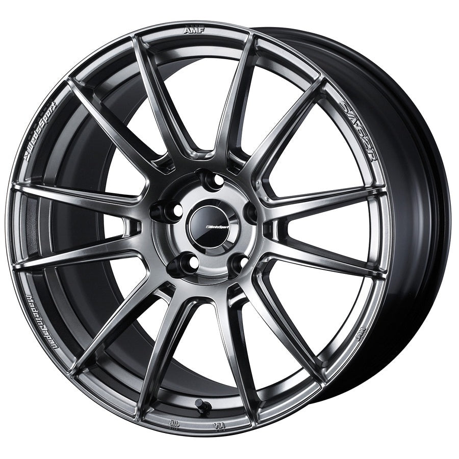 WedsSport SA-62R Platinum Silver Black 18x9.5 | 5x114.3 (41821)