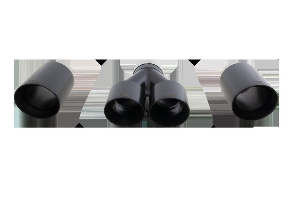 XForce Matte Black Exhaust Tip Set | 2023+ Toyota GR Corolla (ESTCGTIPSBK)