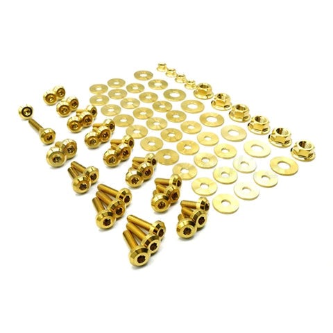 Dress Up Bolts Stage 2 Titanium Hardware Engine Bay Kit | 2022+ Honda Civic Si (HON-063-Ti-BLK)