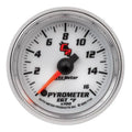 Autometer 2-1/16" 0-1600 °F Pyrometer EGT Gauge C2 | Universal (7144)